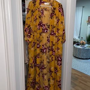 Duster/Dress Yellow XXL